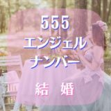 【555】エンジェルナンバーは結婚にどういう意味があるのか？